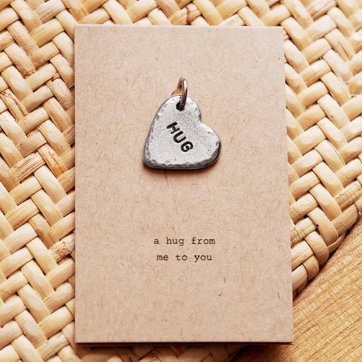 A hug from me to you keepsake charm