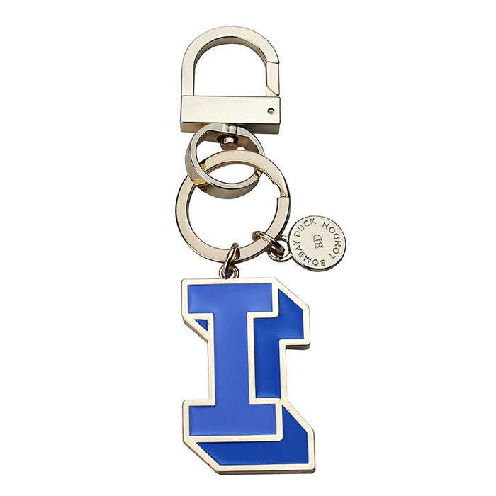 Letterpop Enamel Keyring I Blue