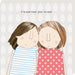 'I'm Sad That You're Sad' Thinking Of You Card