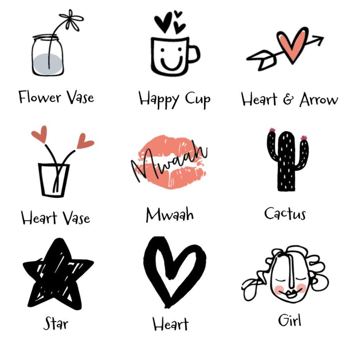 Mini Icon Personalised Eco Coffee Travel Mug (Various Designs)