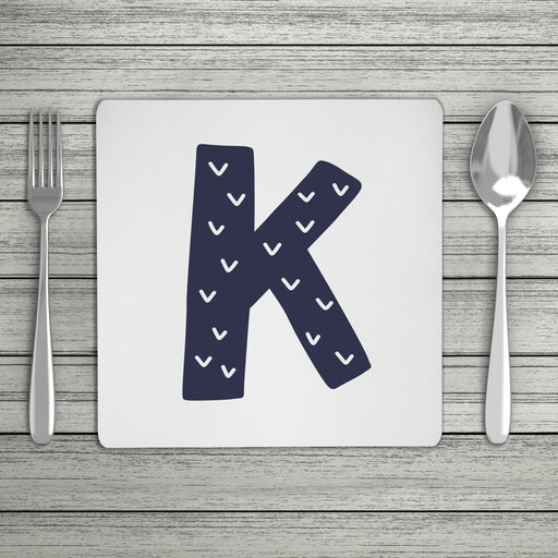 Fun Scandi Personalised Initial Placemat