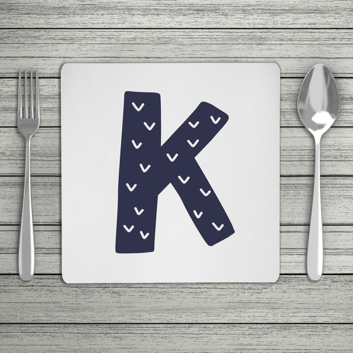 Fun Scandi Personalised Initial Placemat