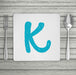 Bright & Bubbly Initial Placemat