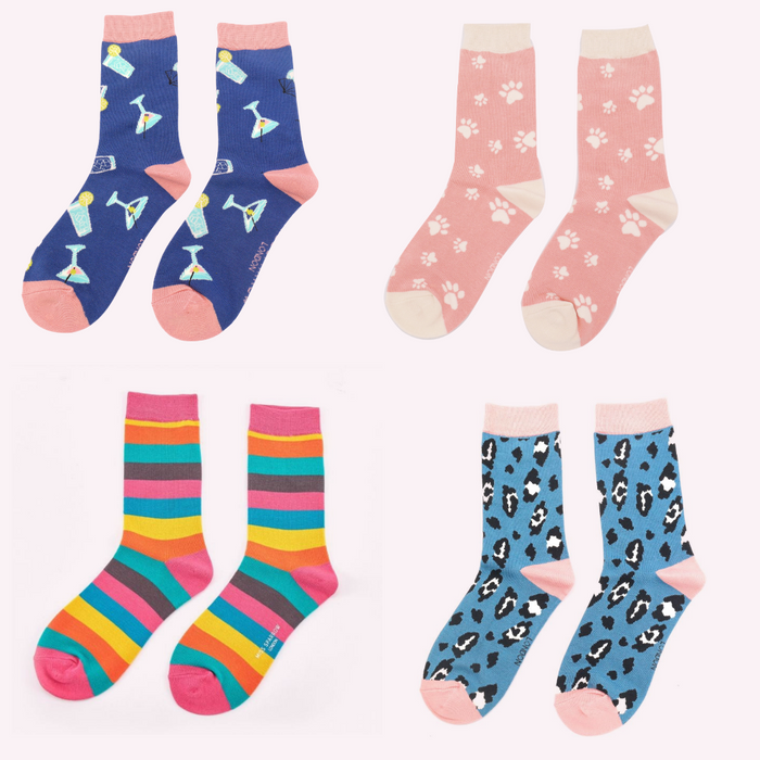 Ladies Bamboo Socks - Various Designs
