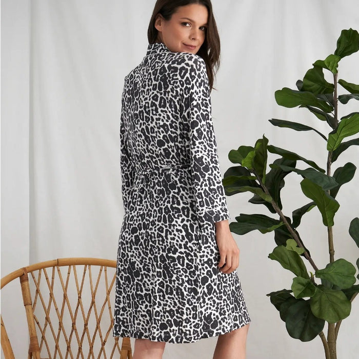 Leopard Print Bamboo Kimono