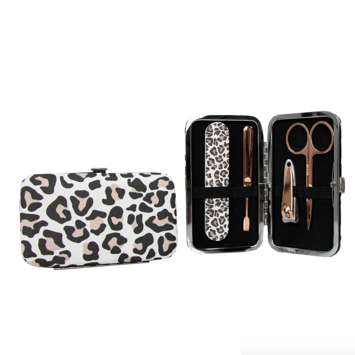 Leopard Print Manicure Set
