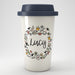 Happy Personalised Name Eco Coffee Travel Mug