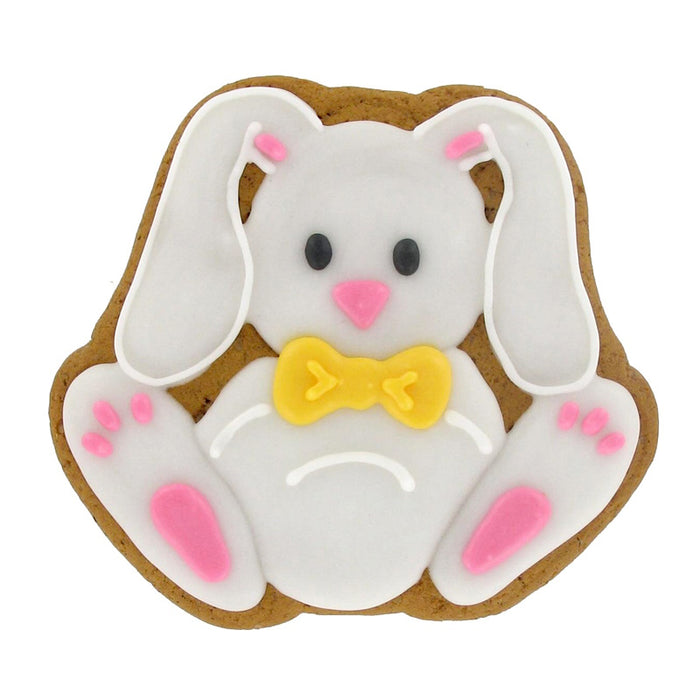 Luxury White Bunny Gingerbread Biscuit