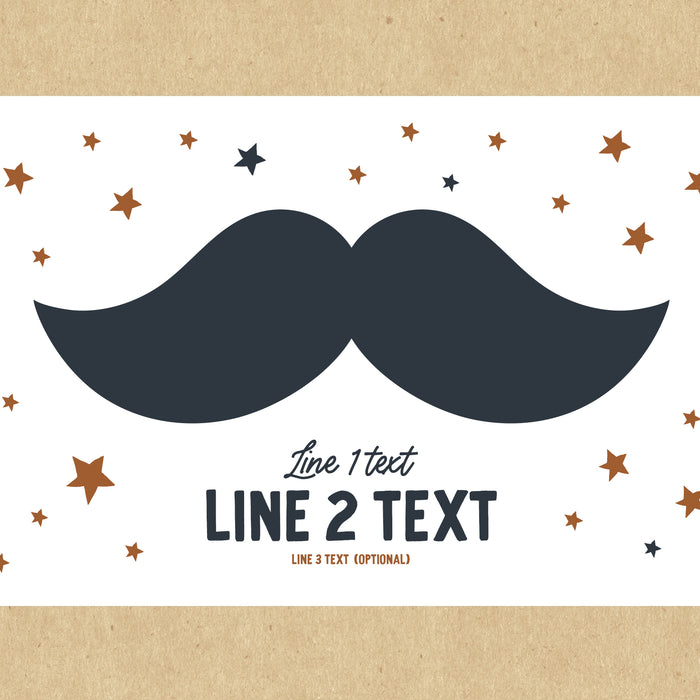 Moustache Personalised Gift Box