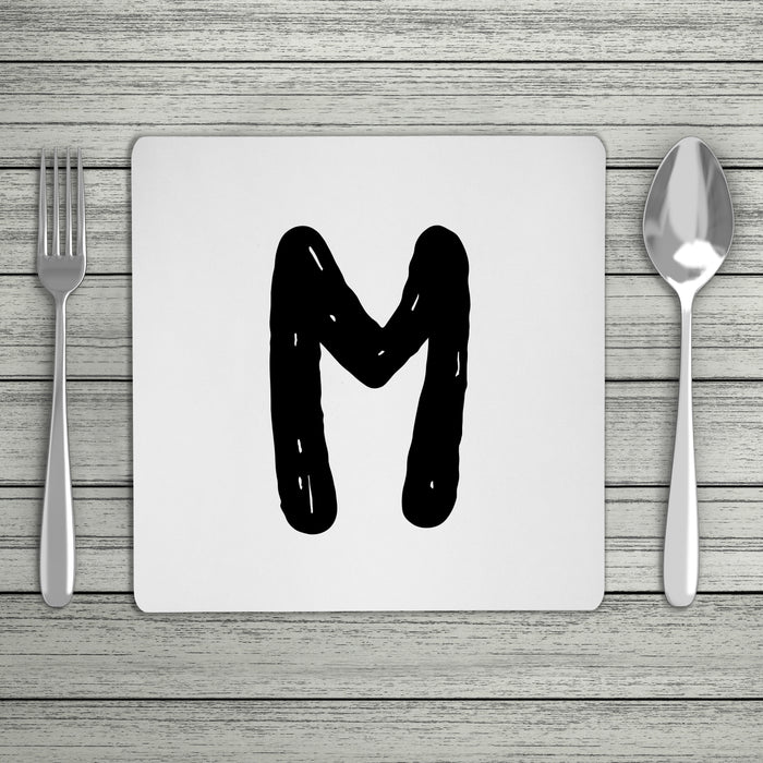 Bright & Bubbly Initial Placemat