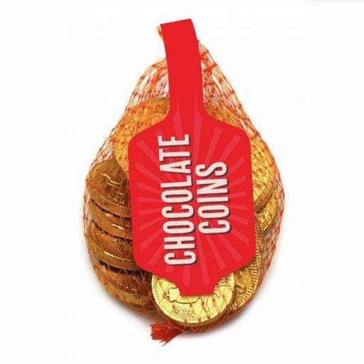 Gold Net of Milk Chocolate Foil Coins