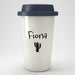 Mini Icon Personalised Eco Coffee Travel Mug Cactus