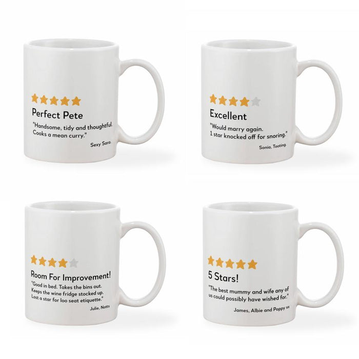 Rating Review Personalised Mug