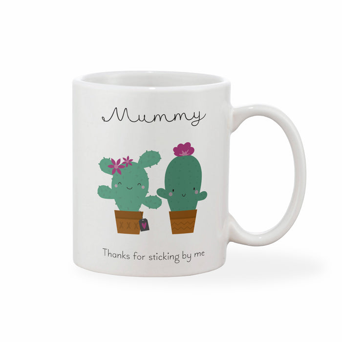 Cactus Personalised Name & Message Mother's Day Mug