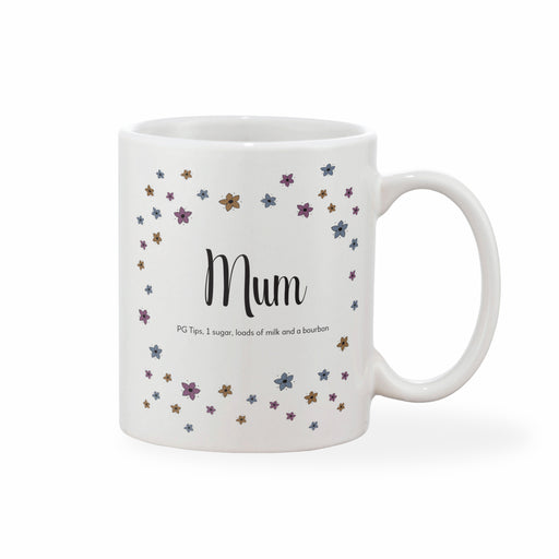 Ditsy Floral Mother's Day Mug With Personalised Message