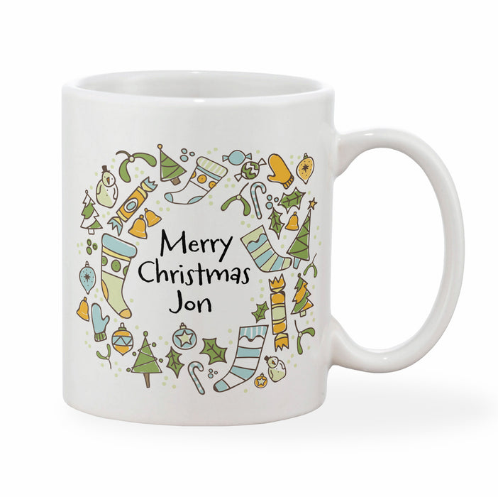 Cheery Christmas Personalised Mug