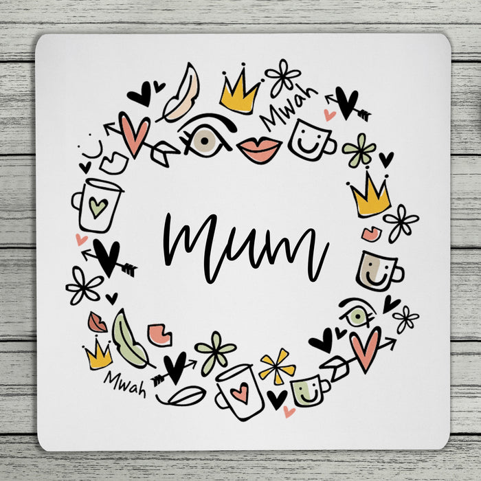 Happy Personalised Name Coaster