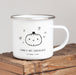 Halloween Personalised Hot Chocolate Enamel Mug