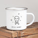 Halloween Personalised Hot Chocolate Enamel Mug