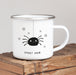 Halloween Personalised Hot Chocolate Enamel Mug Spider