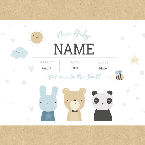 Baby Boy Personalised Gift Box