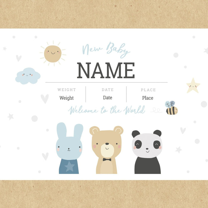 Baby Boy Personalised Gift Box