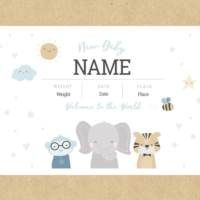 Personalised Baby Gift Box