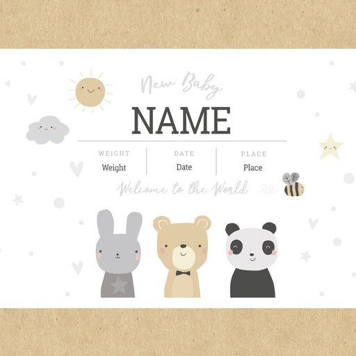 Personalised New Baby Gift Box
