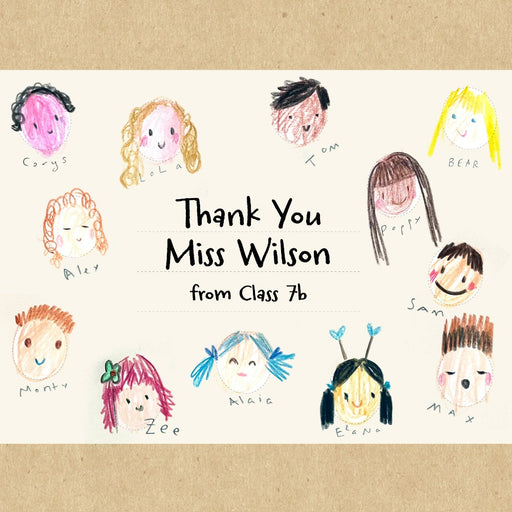Colour Your Own Personalised Teacher Gift Box