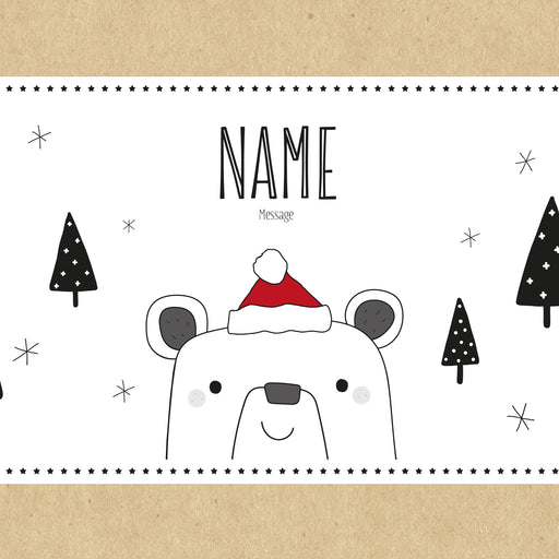 Personalised Christmas Bear Box