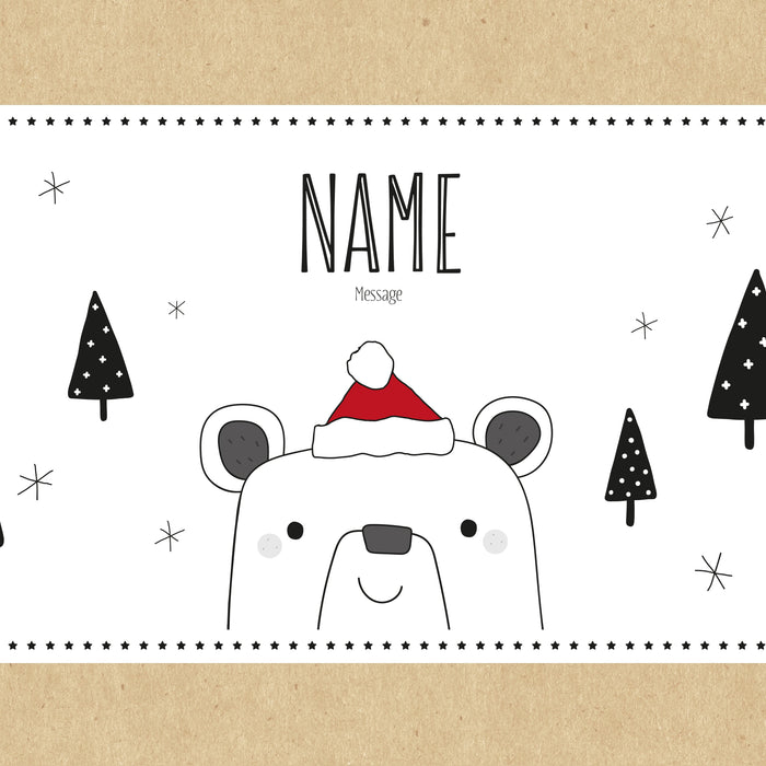 Personalised Christmas Bear Box