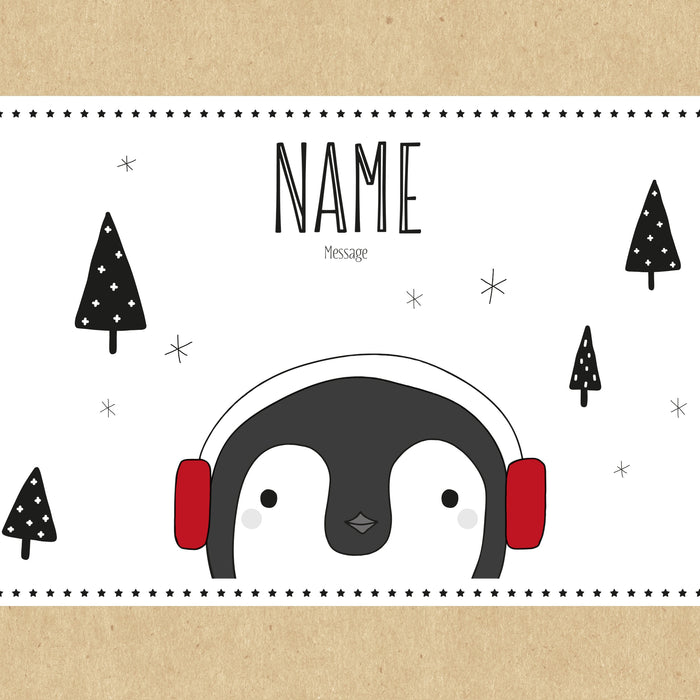 Penguin Personalised Christmas Gift Box