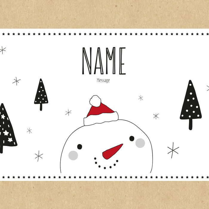 Snowman Personalised Christmas Gift Box