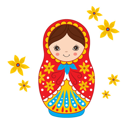 Children's Personalised Russian Doll Mug