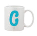 Bright And Bubbly Initial Mug (Personalised Message Optional)