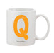 Bright And Bubbly Initial Mug (Personalised Message Optional)