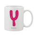Bright And Bubbly Initial Mug (Personalised Message Optional)