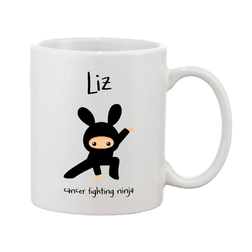 Cancer Fighting Ninja Personalised Mug