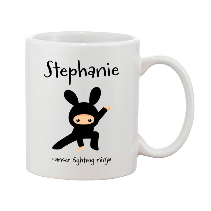 Cancer Fighting Ninja Personalised Mug