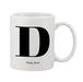 Classic Initial Mug (Personalised Message Optional)