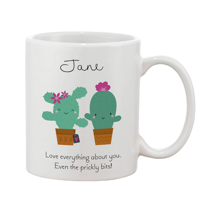 Cactus Personalised Name & Message Mug