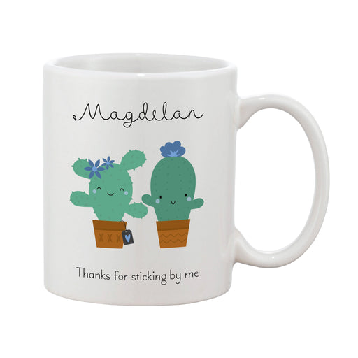 Cactus Personalised Name & Message Mug