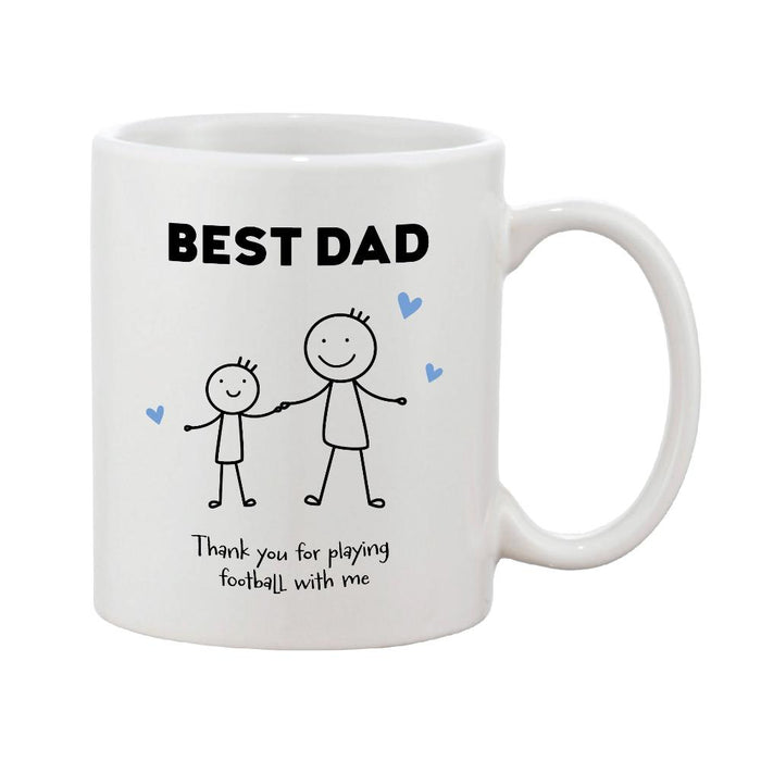 Personalised Stick People Personalised Father's Day Mug (Various Designs)