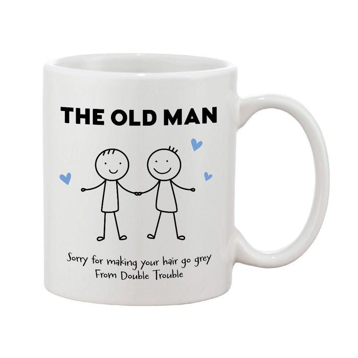 Personalised Stick People Personalised Father's Day Mug (Various Designs)