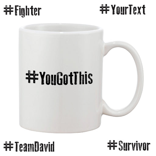 Personalised Hashtag Mug