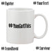Personalised Hashtag Mug