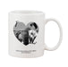 Swirly Heart Personalised Message Mother's Day Mug