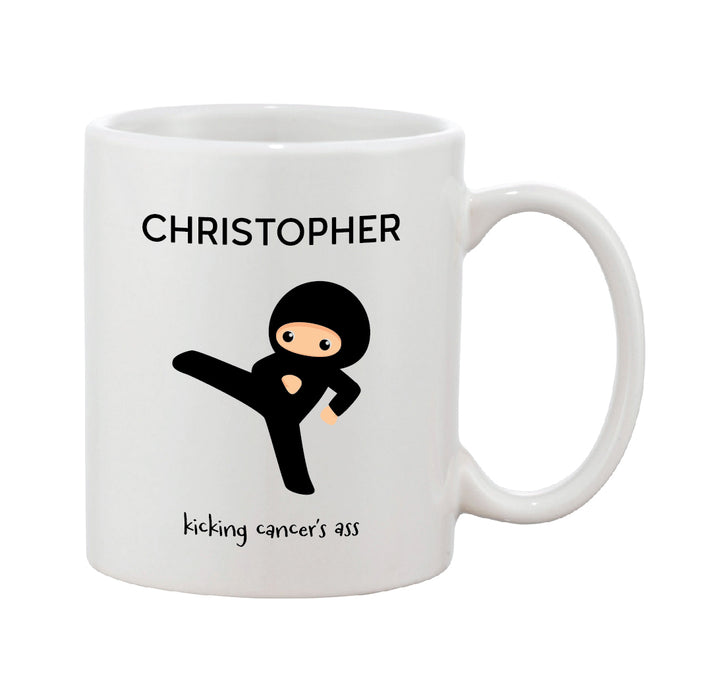 Kicking Cancer's Ass Personalised Mug