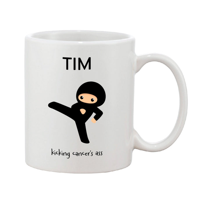 Kicking Cancer's Ass Personalised Mug