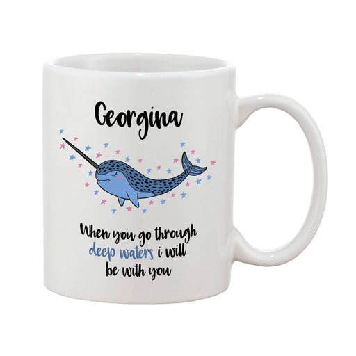 Personalised Narwhal Mug